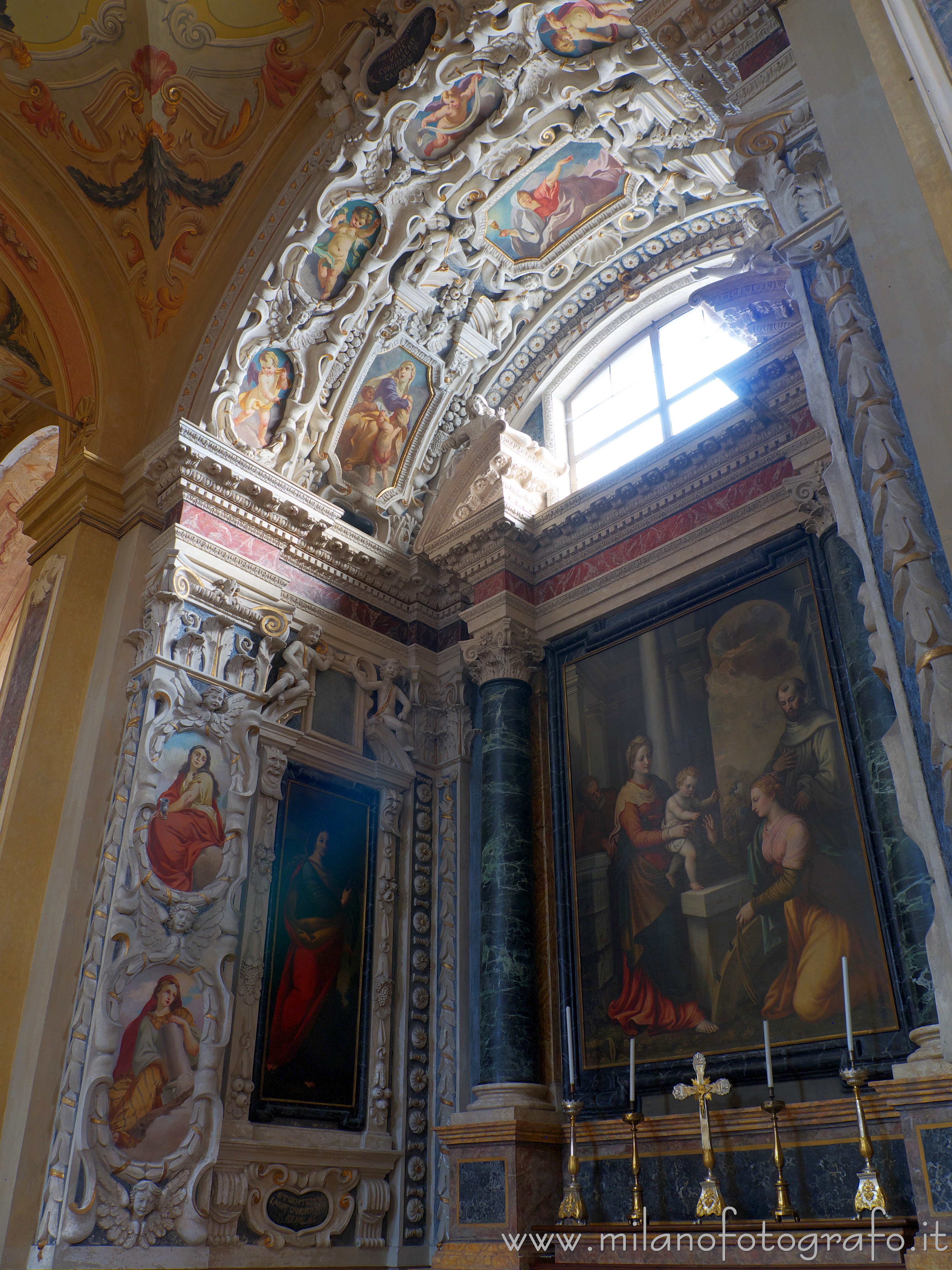 Vimercate (Monza e Brianza, Italy) - Chapel of Santa Caterina in the the Sanctuary of the Blessed Virgin of the Rosary